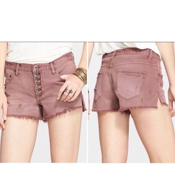 Free People Pants - Free People Runaway Slouch Cut Off
